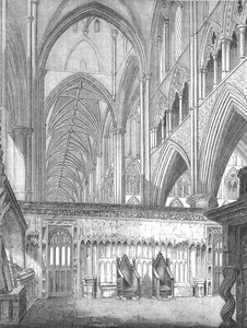 The Nave, Westminster Abbey, St. Edwards Şapeli