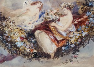 Flora ve Zephyr by John James Chalon