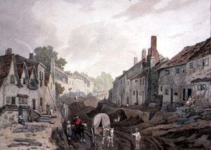Sokak Sahnesi, Erith, Kent by John James Chalon