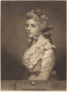 Beyaz Elbiseli Bayan Kemble by John Jones after Sir Joshua Reynolds