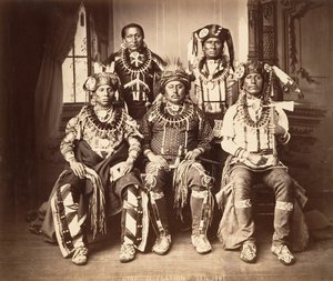 Otto-Missouri Delegeleri, 1881. by John K. Hillers.