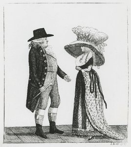 Kaptan Dalrymple ve Penelope Macdonald, 1787 by John Kay