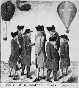 Bir Tüyün Kuşları Birlikte akın ediyor, 1785