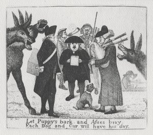 Köpeklerin havlamasına ve Eşeklerin anırmasına izin verin, Her Köpek ve Kedi kendi gününü yaşayacak, 1784