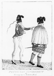 Petticoat Hükümeti veya Gri kısrak Daha İyi Attır, 1795