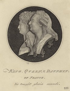 Fransa Kralı, Kraliçesi ve Dauphin by John Kay