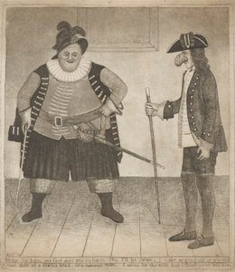 "Sör John, yüzümün size bir zararı yok..." by John Kay