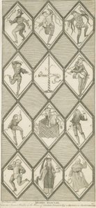 Betley Cam Pencere - Morris Dansçıları: gravür, nd [1751-1790]