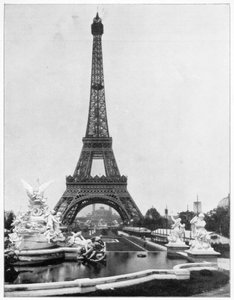 Eyfel Kulesi, Paris, 19. yüzyılın sonlarında.