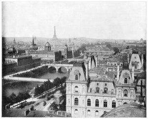 Paris Panoraması, Fransa, 19. yüzyılın sonlarında.