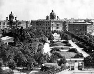 Volksgarten ve Theseum, Viyana, Avusturya, 1893. by John L. Stoddard