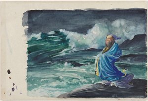 Fırtınayı Karıştıran Bir Rishi, 1897. by John La Farge