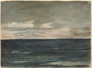 Jersey Sahilinde Ders Çalışması by John La Farge