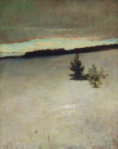 Kar Alanı, Sabah, Roxbury by John La Farge