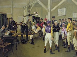 Tartı Odası, Hurst Park by John Lavery