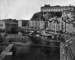 Saint Lucia a Naples fotoğrafı, John Lawson Stoddard (1850 1931) -Chicago için Traveller ve Conferencier Educational yayın (s/b fotoğraf) by John Lawson Stoddard