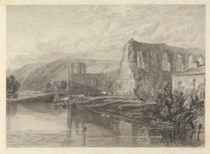 Aziz Agatha Manastırı, Easby by John Le Keux