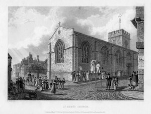 Aziz Ebbes Kilisesi, Oxford, 1835.
