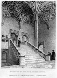 Salona Merdiven, Christ Church, Oxford Üniversitesi, 1833.