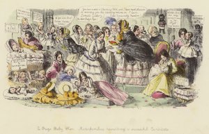 Başarılı bir Adayı ödüllendiren Materfamilias Ödüllü Bebek Şovu by John Leech