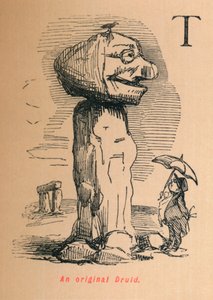 Orijinal bir Druid, c1860, 1860 by John Leech