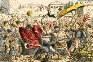 Appius Claudius halk tarafından cezalandırıldı by John Leech