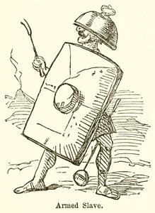 Silahlı Köle (gravür) by John Leech