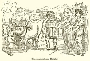 Cincinnatus Diktatör seçildi