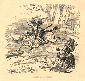Rookwood'un uçuşu, 1897. by John Leech