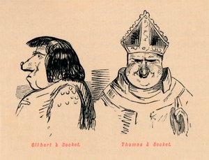 Gilbert ve Becket, Thomas ve Becket, c1860, c1860 by John Leech