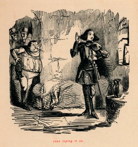 Joan deniyor, by John Leech