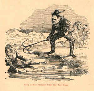 King James, 1897'de New River'dan kurtarıldı. by John Leech