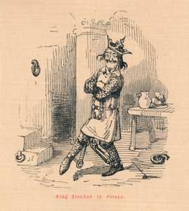 Kral Stephen Hapishanede, c1860, c1860 by John Leech