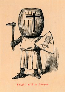 Casque ile şövalye, c1860, c1860 by John Leech