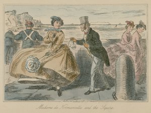 Madam de Normanville ve Squire by John Leech