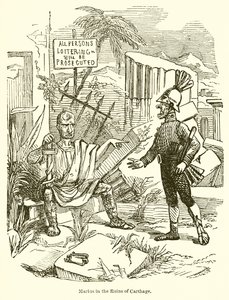 Kartaca Harabelerinde Marius by John Leech