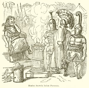 Mucius Scaevola before Porsenna 