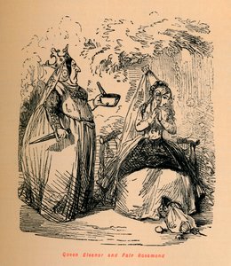 Kraliçe Eleanor ve Güzel Rosamond, c1860, c1860 by John Leech