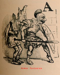 Roman Pandomim, 1852 by John Leech