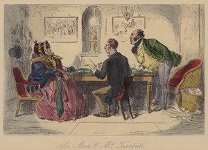 Sör Musa ve Bayan Turnbull by John Leech
