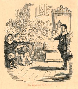 Barebones Parlamentosu, 1897. by John Leech