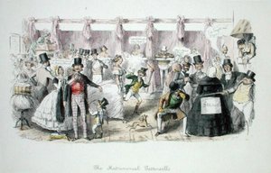 Evlilik Tattersalls by John Leech