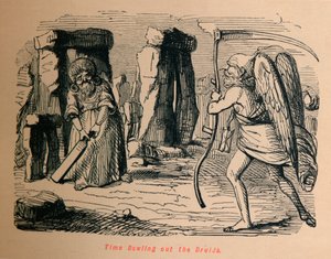 Druidlerde Bowling Zamanı, c1860, 1860 by John Leech