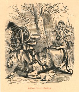 William III. Avcılık dışında, 1897. by John Leech