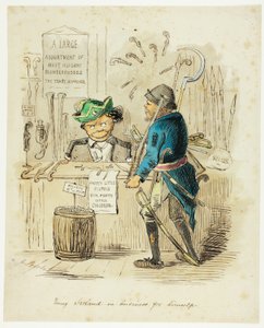 Genç İrlanda Kendi Başına İş Başında by John Leech