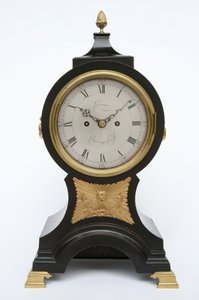 Balon Saat, c.1760 (pirinç ve abanoz ağacı) by John Leroux