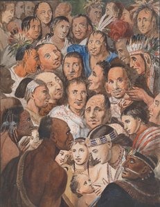Kızılderili Yüzleri Tablosu, 1811-ca. 1813.