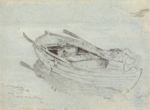 Twickenham'da Bir Kürek Teknesi by John Linnell