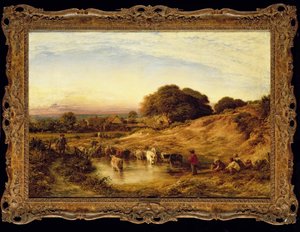 Gün batımı, 1860 by John Linnell