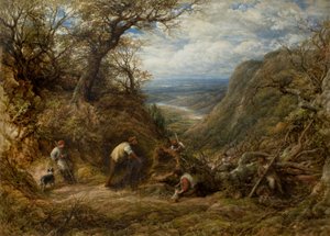 içi boş ağaç by John Linnell